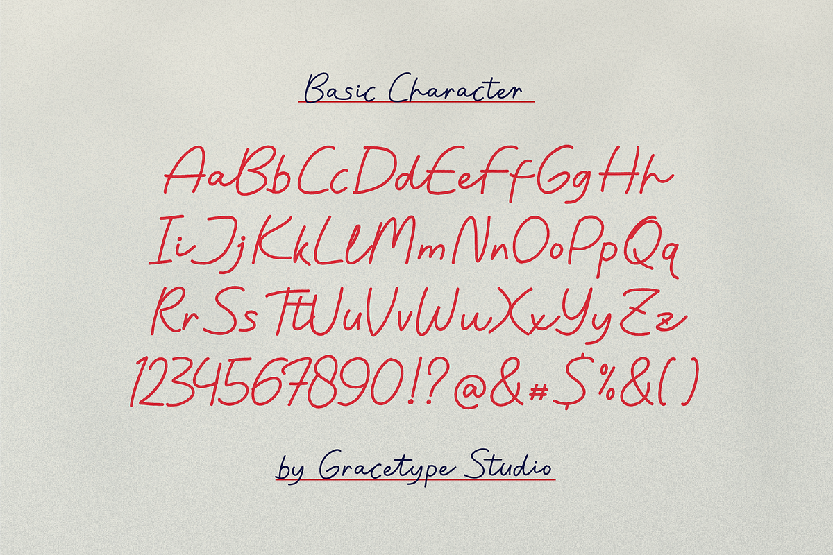 Looseform Pressure Script, a Script Font by gracetype_studio (Photo 10 of 12)