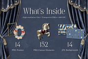 The Little Theatre Collage Pack 180+, an Object Graphic by Design Alchemy Studio (Thumbnail 2 of 14)