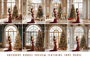 Christmas Arch Window Bundle, a Background Photo by Winwin Design Art (Thumbnail 2 of 6)