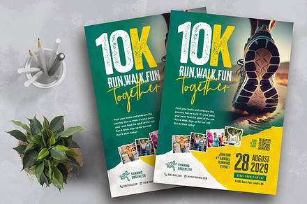 Running Flyer Template, a Flyer Template by Boostock
