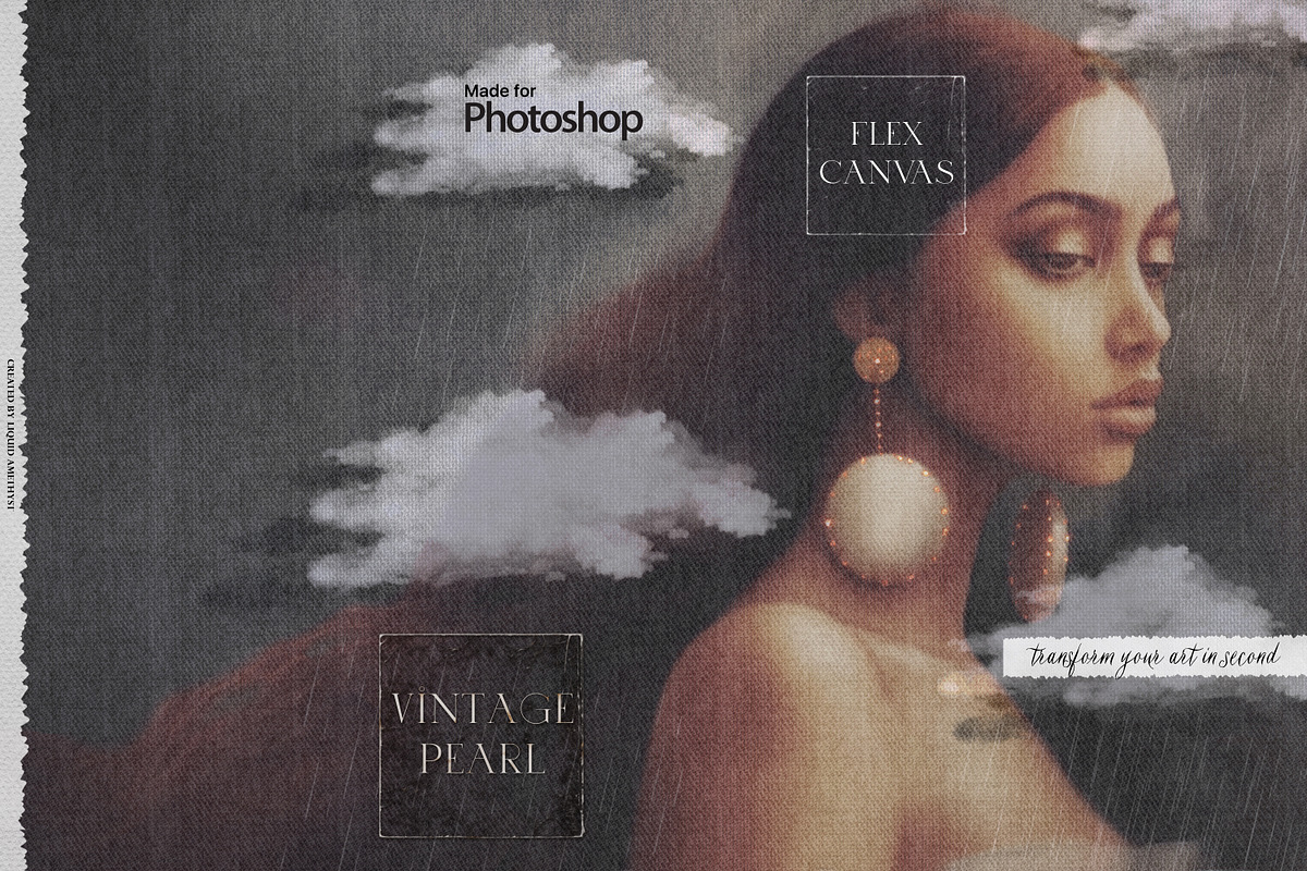 Vintage Pearl Photoshop Overlays, an Action Add-On by Liquid Amethyst Art (Photo 4 of 6)