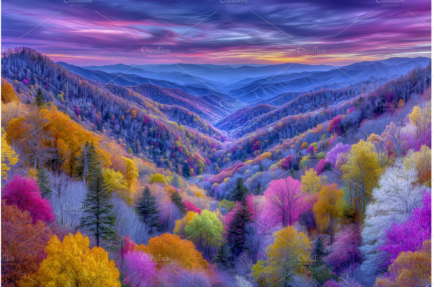 Autumn in the Great Smoky Mountains, a Nature Photo by ZinetroN