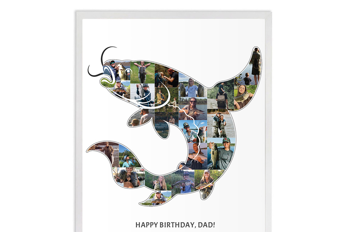 Catfish Photo Collage Template, a Poster Template by AIW SOLUTIONS (Photo 3 of 8)