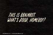 BRAINROT - Handwritten Typeface, a Sans Serif Font by The Shop of Chris Maher (Thumbnail 2 of 5)
