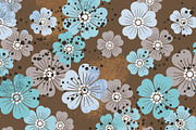 Fall Floral Seamless Repeat, a Pattern Graphic by Sharon Schwalbe (Thumbnail 5 of 5)