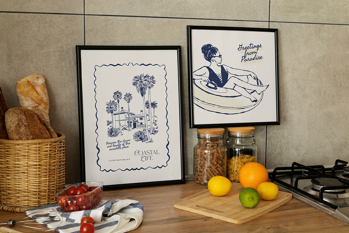 Coastal Life | Illustration Kit, an Object Illustration by KetteCreate (Photo 2 of 13)