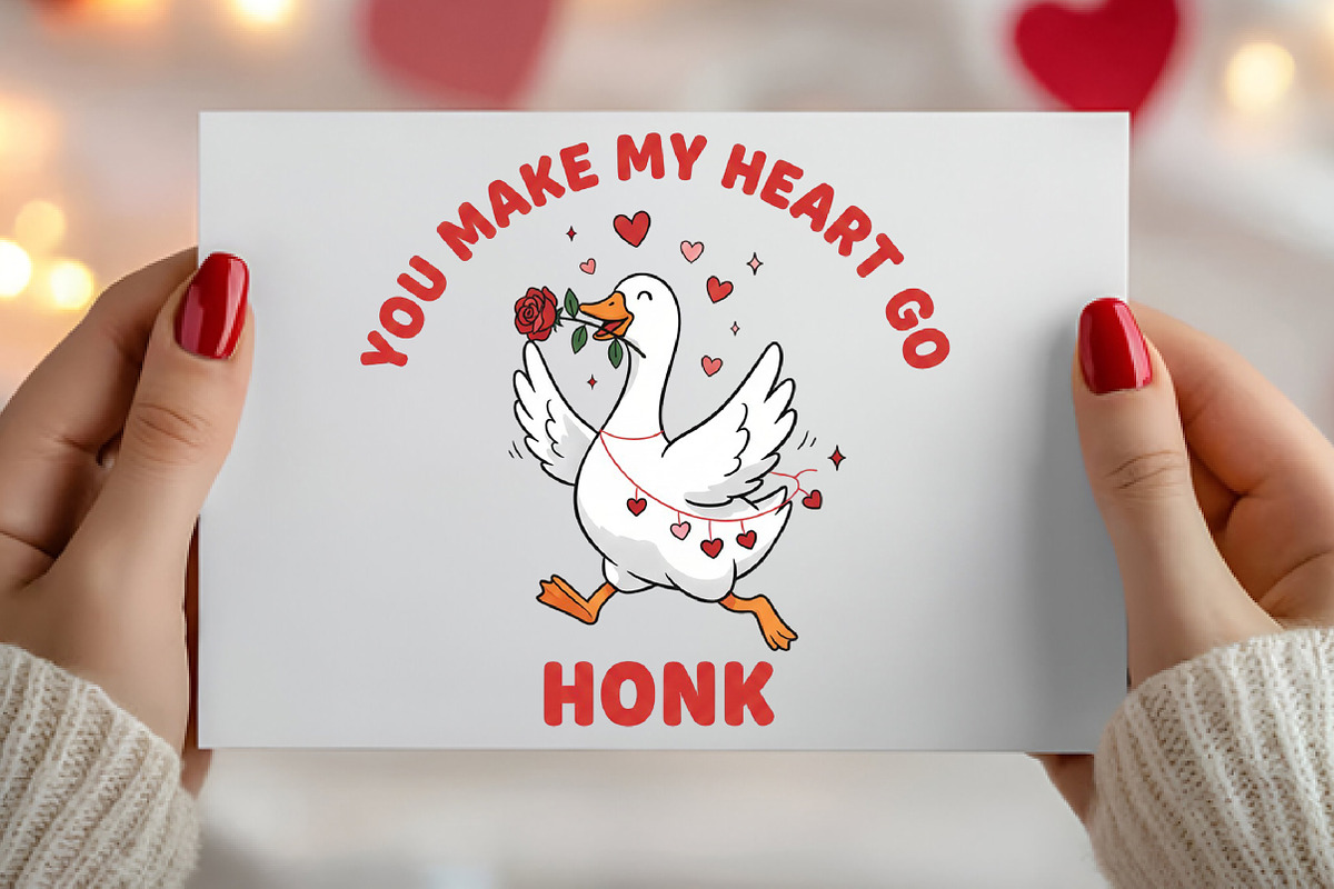 You Make My Heart Go Honk Png, an Illustration by Canvas Craft (Photo 7 of 7)
