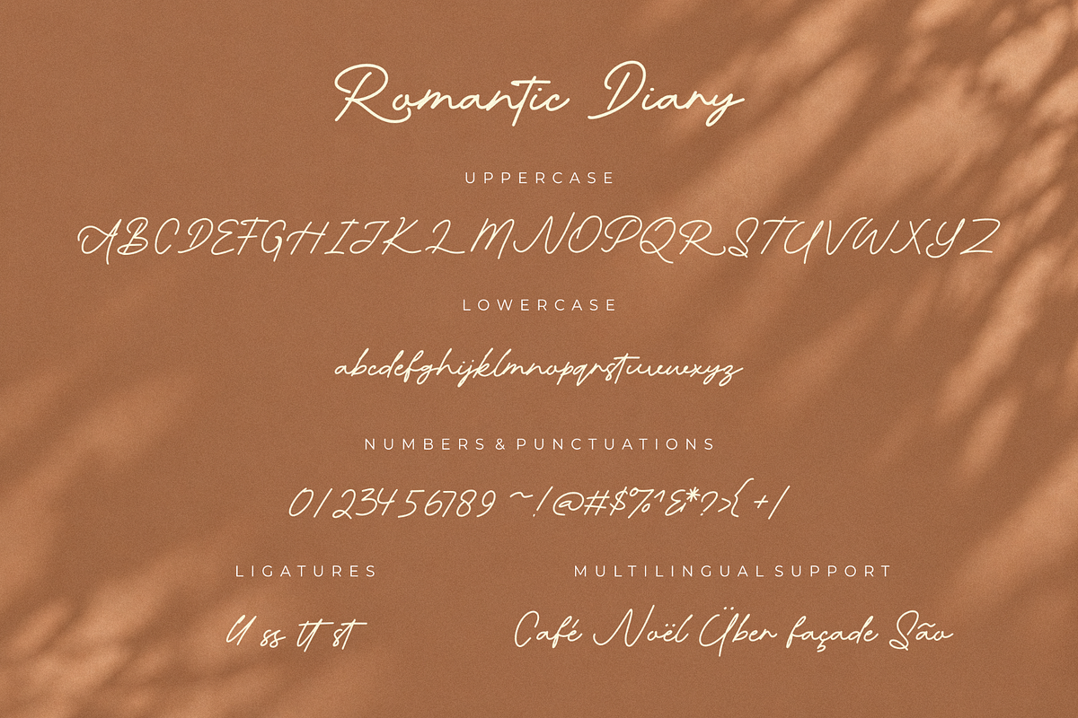 Romantic Diary - Signature Font, a Handwritten Font by figuree studio (Photo 5 of 10)