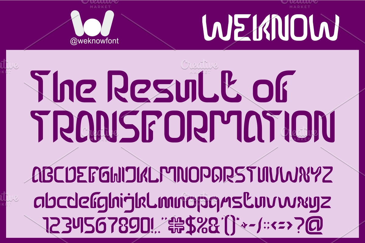 EFFECT FONT, a Blackletter Font by weknow (Photo 3 of 8)