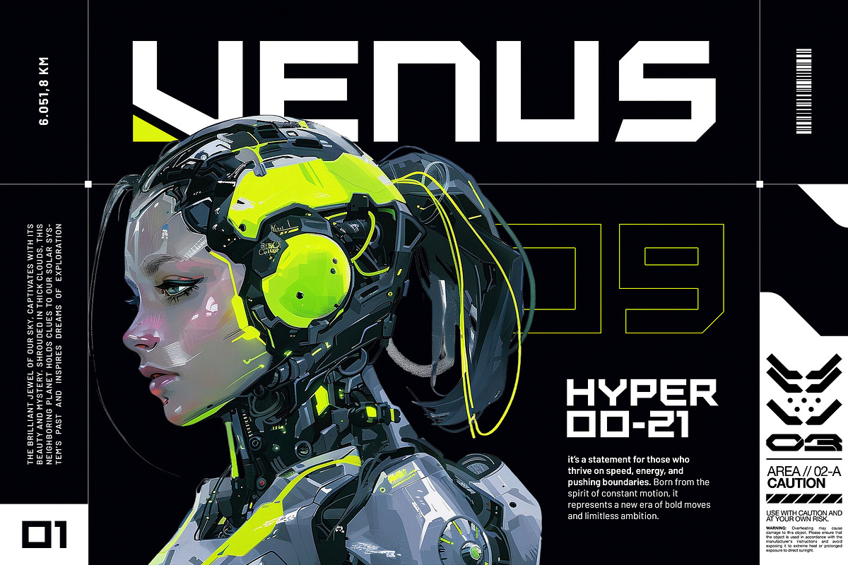 Clockyn - Futuristic & Bold Expanded, a Sans Serif Font by Typia Nesia (Photo 3 of 11)