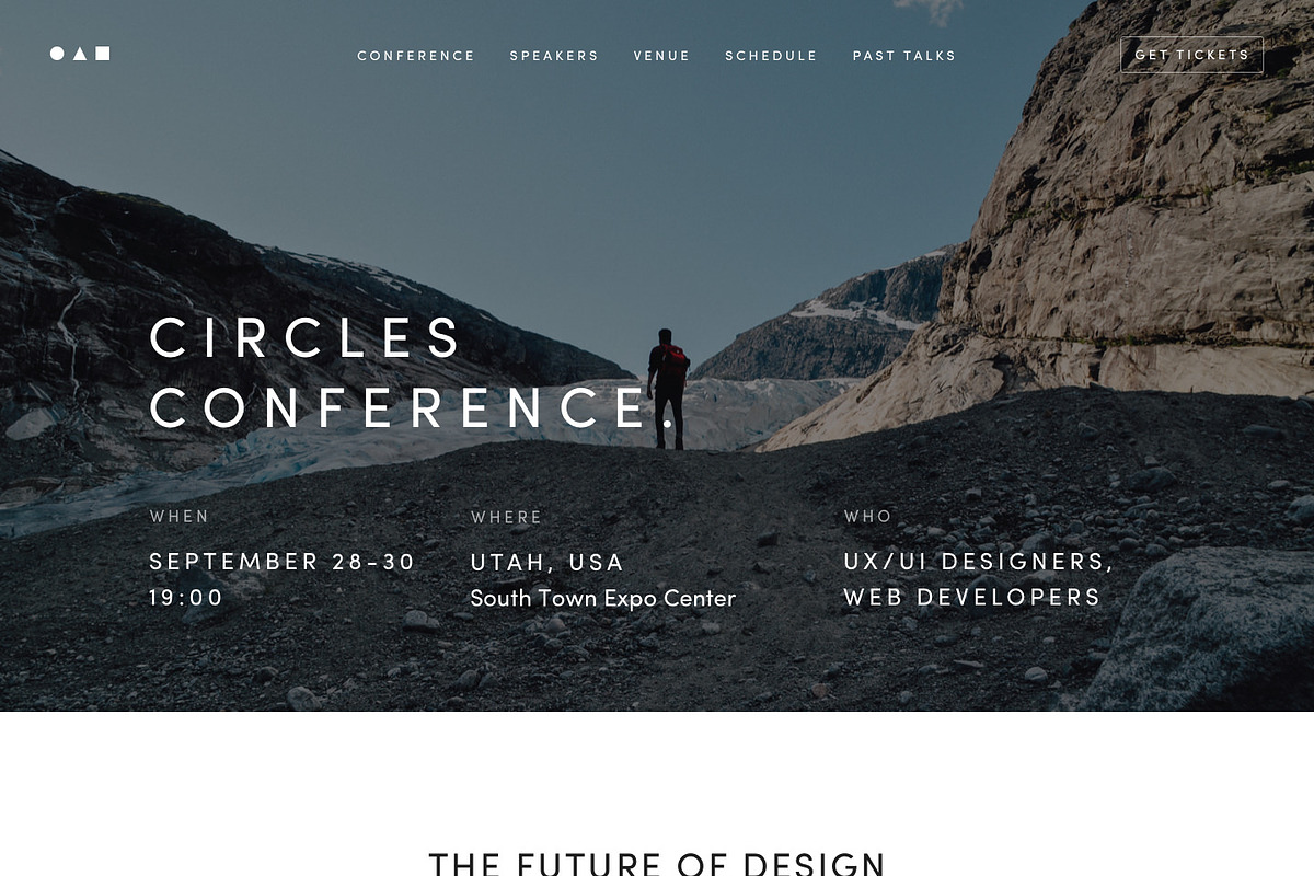Conference, Event Website Template, a HTML Template by Nice, Very Nice ...
