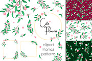 Cute Flowers | Floral Collection EPS, a Decorative Illustration by AnnaViolet_store (Thumbnail 1 of 5)