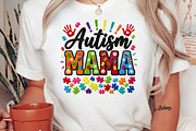 Autism Mama, Autism Awareness Day, an Illustration by CreationArt (Thumbnail 3 of 6)