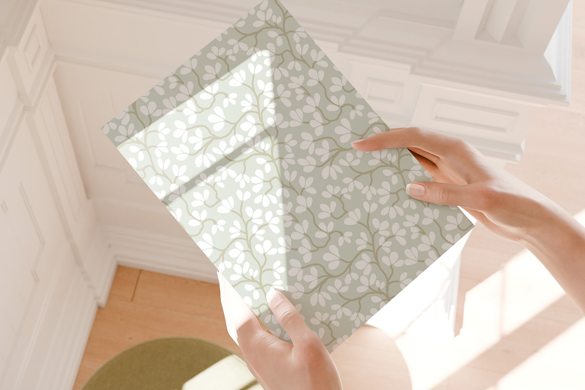 Classic Wallpaper No 11, a Wallpaper Graphic by Bloomart Studio (Photo 4 of 7)