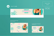 Social Media Pack|Great Summer Sale, a Social Media Template by Amber Graphics (Thumbnail 3 of 3)