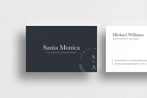 Santa Monica Business Card