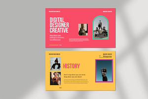 Magenta Powerpoint Template