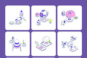 200 Technology and AI Isometric, a Technology Illustration by Vectors Market (Thumbnail 10 of 19)