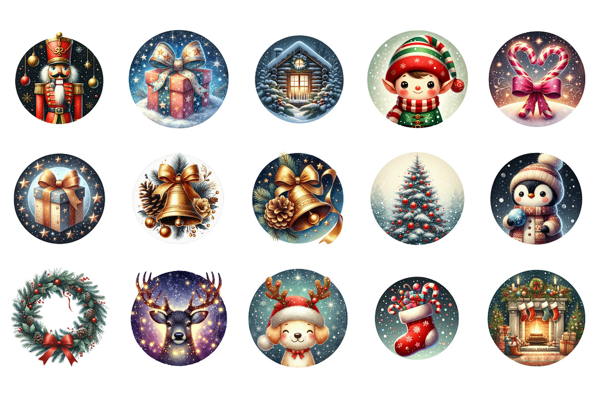 Christmas Ornament Sublimation PNG, an Illustration by SinaCreation (Photo 2 of 7)