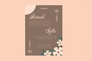 Wedding Invitation Elegant Floral, a Templates & Theme by studiogstock (Thumbnail 2 of 3)