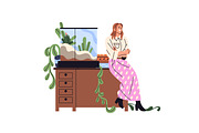 School teachers in classrooms set, an Education Illustration by PaperTrident (Thumbnail 17 of 23)