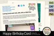 Happy Birthday SVG Cutting File, a Card Template by Clikchic Designs (Thumbnail 6 of 6)