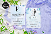 Navy Blue Wedding Invitation Temp, an Invitation Template by Snapybiz (Thumbnail 8 of 10)