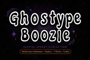 Ghostype Boozle, a Script Font by Wow Magic