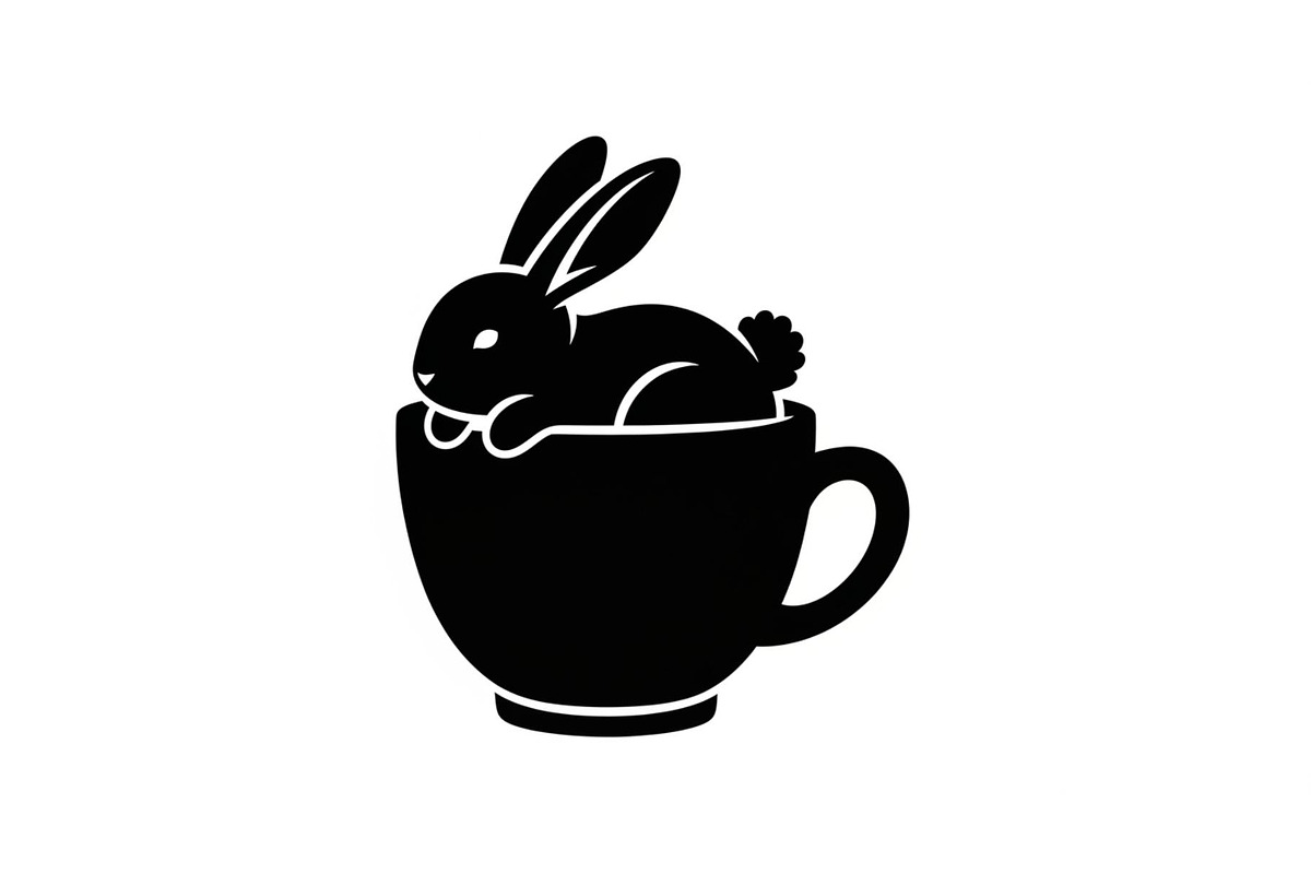 Cute Bunny Coffee Cup Vector Bundle, an Illustration by Designs_River (Photo 48 of 49)