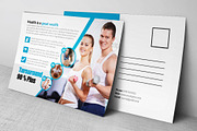Body Fitness Gym PostCard, a Card Template by Business Flyers (Thumbnail 3 of 4)