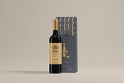 Wine Bottles with Bag Mockup, a Product Mockup by pmvch (Thumbnail 9 of 11)