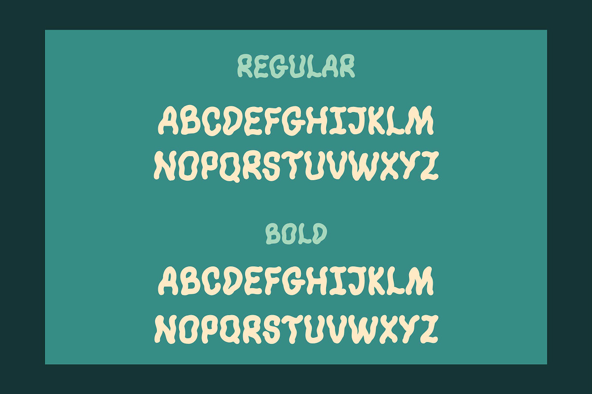 Crimpy - A wavy, crinkly font, a Font by Milk and Searle (Photo 2 of 4)