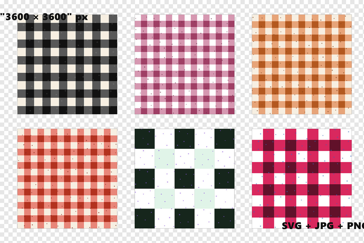Gingham Plaid Pattern Digital Papers, a Pattern Graphic by Gfx Expert Team (Photo 3 of 3)