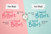 Sweet Bitters Fonts + EXTRAS!, a Script Font by Zerowork Studio (Thumbnail 2 of 10)