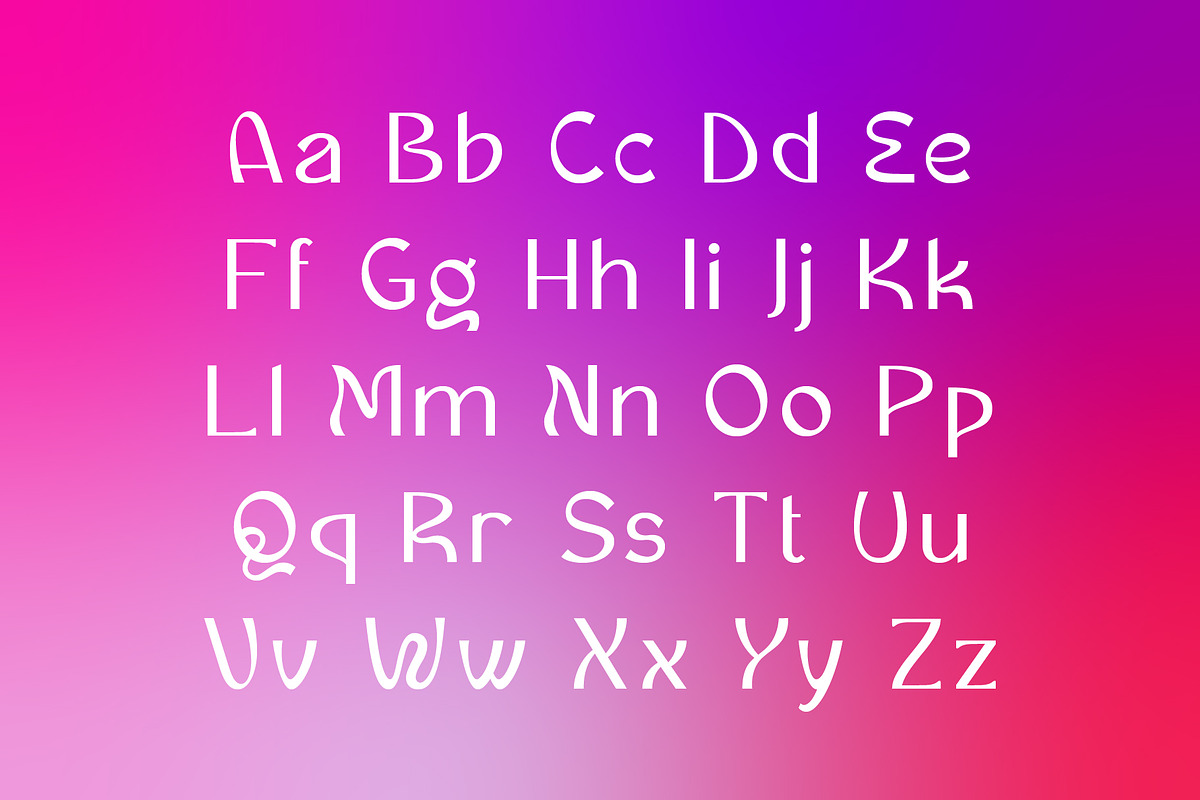 Salvia Rosmari - Wavy Sans Font, a Sans Serif Font by Pikgura (Photo 2 of 6)