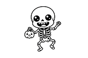 Prompt Cute Halloween Coloring Book, a Seasonal Illustration by Creative design (Thumbnail 4 of 7)