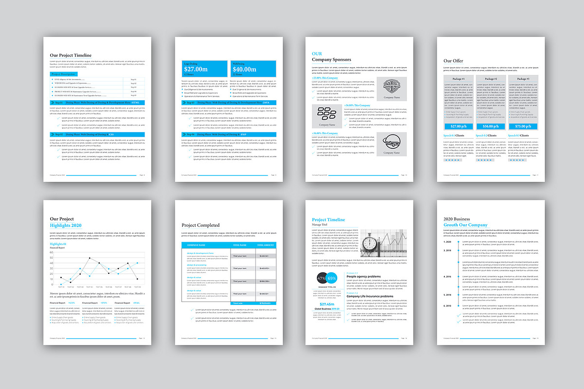Proposal 16 page's, a Brochure Template by obayes (Photo 4 of 11)
