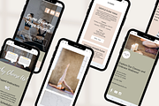 Yoga Pilates Website Template, a Landing Page Template by Mindful Digital Co. (Thumbnail 4 of 9)