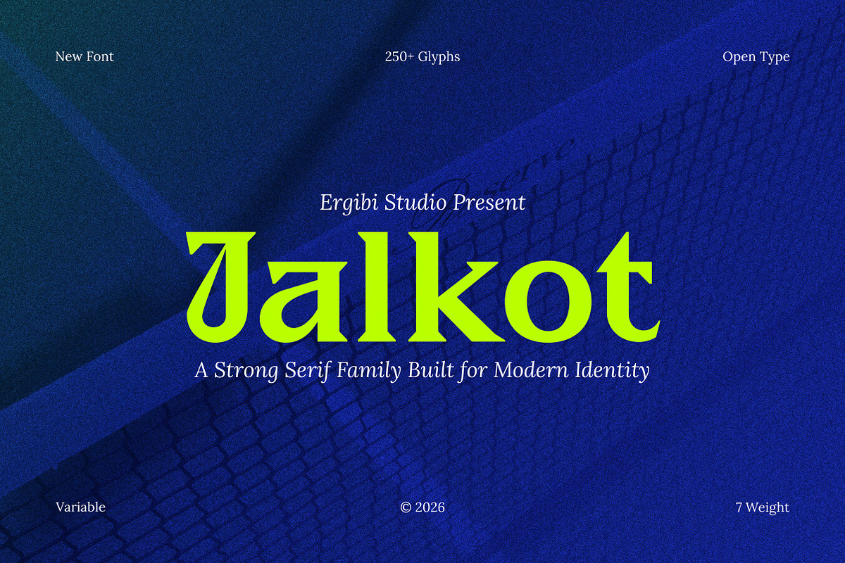 Jalkot - Strong Serif, a Serif Font by ErgibiStudio (Photo 1 of 10)