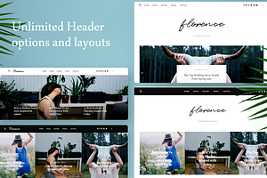 Florence - Feminine WordPress Theme