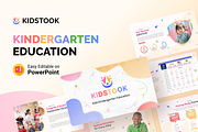 KidsTook Kids Kindergarten Education, a Presentation Template by Premast (Thumbnail 1 of 12)