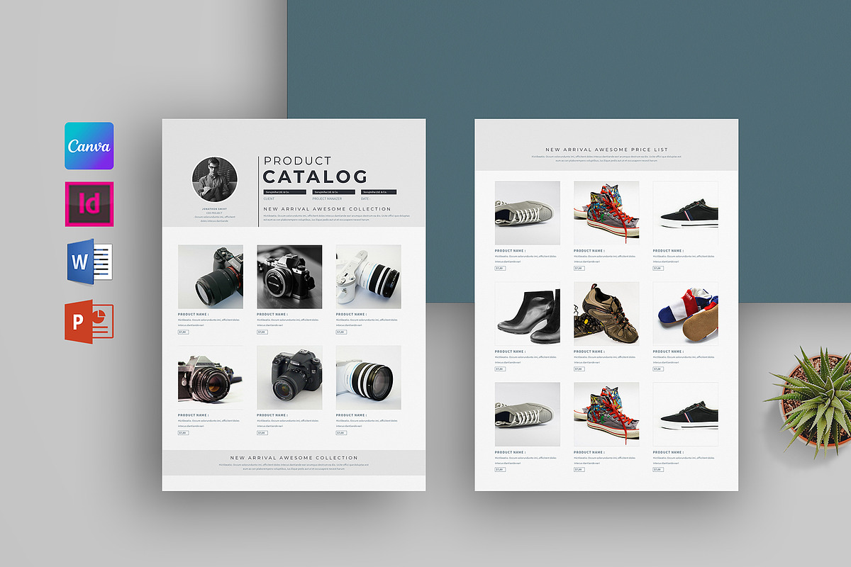 Line Sheet Bundle | Word & Indesign, a Stationery Template by obayes (Photo 2 of 17)