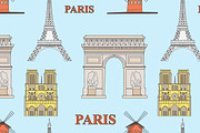 Vector set with landmarks of Paris, a Graphic by lycka (Thumbnail 3 of 5)