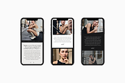 Showit Testimonial Add On Templates, a Landing Page Template by Blush Created (Thumbnail 10 of 16)