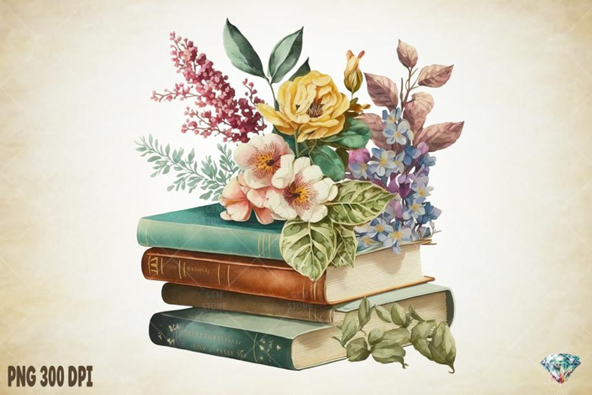 Flower Book Watercolor, an Illustration by Gemstone (Photo 4 of 11)