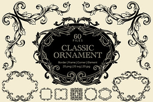 Borders and Frames Ornate Baroque