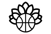 Lotus Flower Basketball, an Object Graphic by Gfx_Store (Thumbnail 3 of 16)