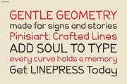Linepress, a Script Font by Pinisi ART (Thumbnail 3 of 10)