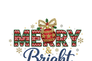 Merry and Bright Png Faux Yarn, an Illustration by designcity5 (Thumbnail 2 of 17)