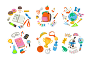 Back to School Illustration Kit, a Person Illustration by Moonery's (Thumbnail 4 of 6)